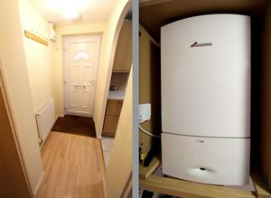 Hallway and Boiler- click for photo gallery